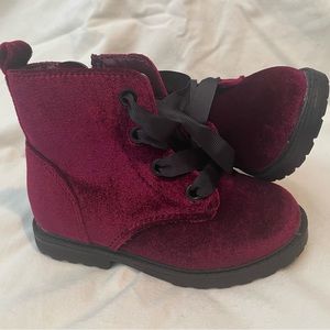 Cat & Jack Velvet Boots